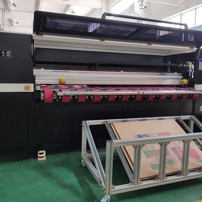 Imprimante à jet d'encre ondulée de boîte de carton Inkjet Corrugated Printer 2500mm alimentant