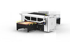 Imprimante à jet d'encre droite automatique ondulée de sortie de machine impression de Digital de haute résolution Machine