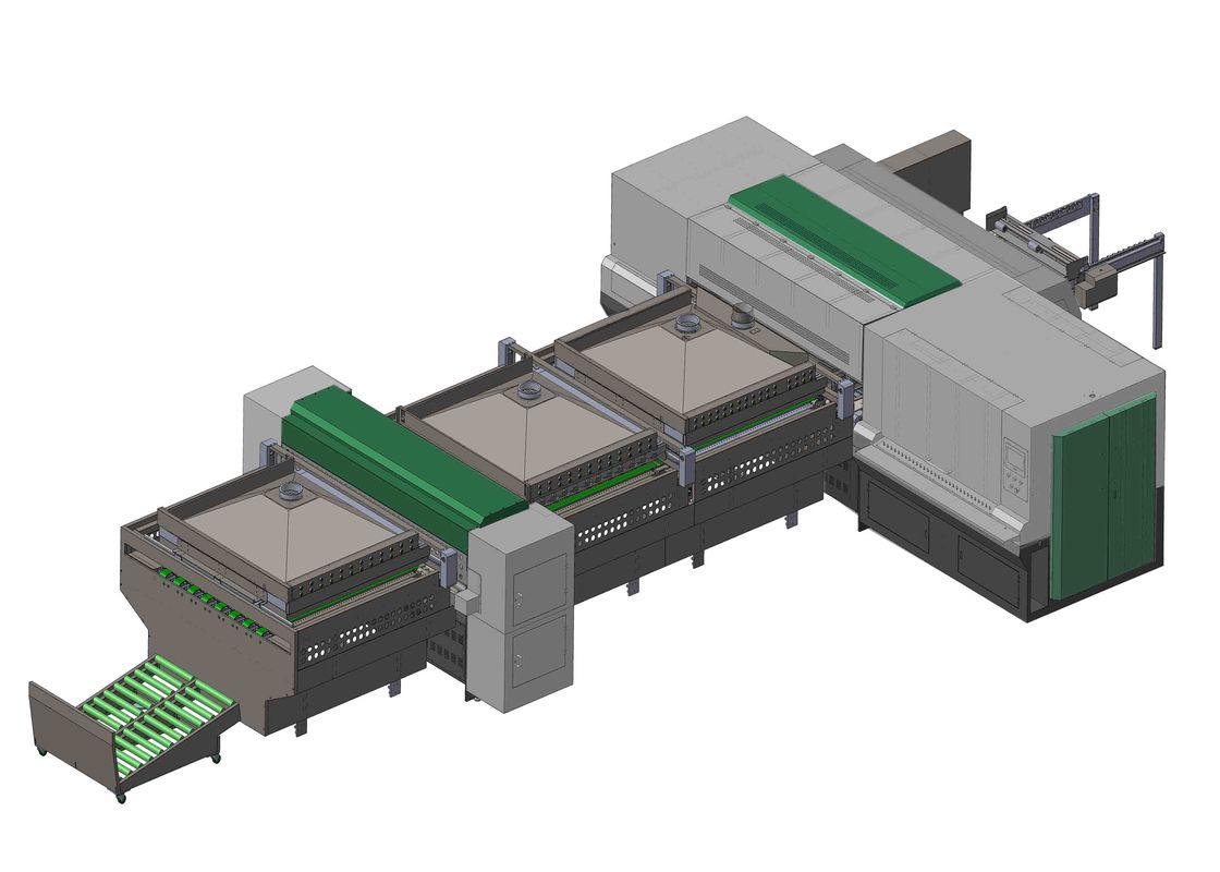 Auto Industrial Digital Printing Machine / Digital Inkjet Printer For Cardboard Box